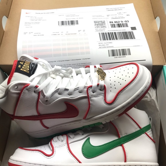 Nike SB Dunk High Paul Rodriguez Sz 10 CT6680-100 - Picture 4 of 8
